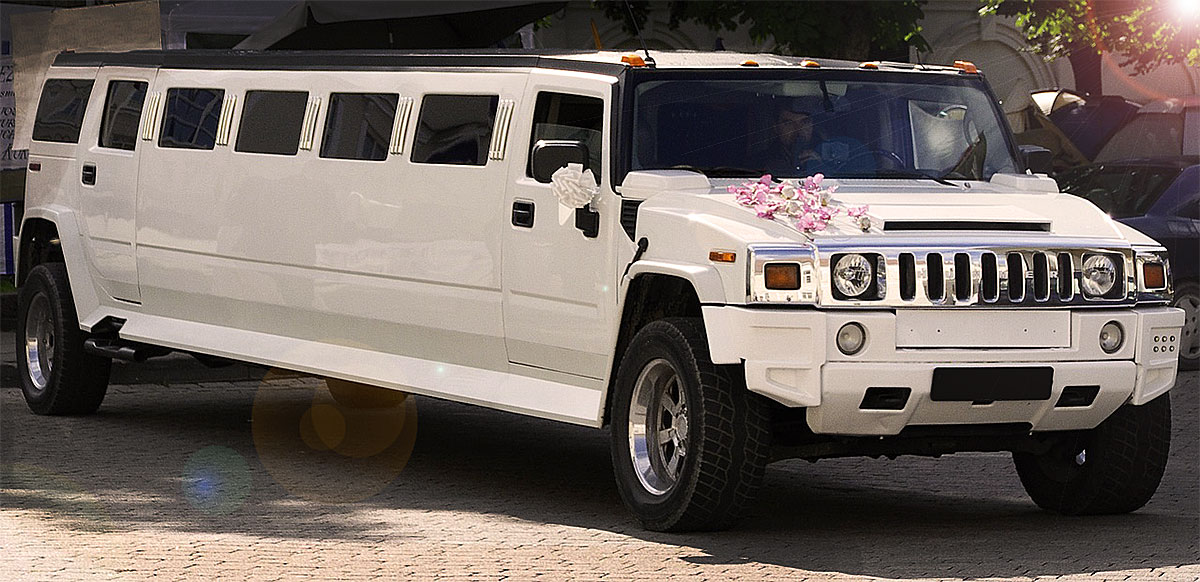 stretch limousine wedding transportation